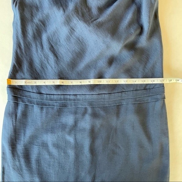 LAST CHANCE! NWT Deux Two Paris Drape Neck and Low Back Shift Dress in Navy 8 - Picture 12 of 12